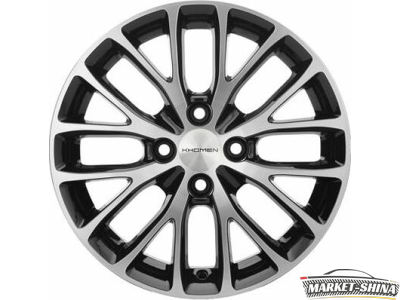 Khomen KHW1506 (Rio II) 6 x 15 4*100 Et:46 Dia:54.1 Black-FP