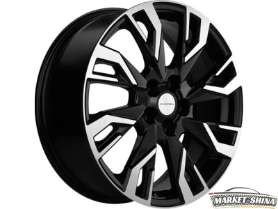 Khomen KHW1809 (CS35/CS35 Plus) 7 x 18 5*110 Et:50 Dia:63.3 Black-FP