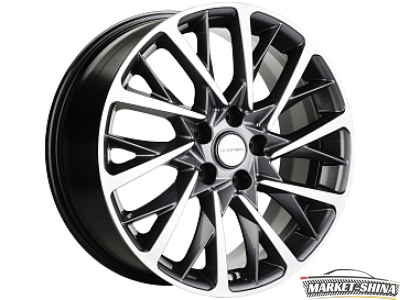 Khomen KHW1804 (Tugela/Jaguar F-Pace) 7.5 x 18 5*108 Et:46 Dia:63.4 Black-FP