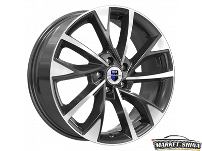 K&K Роквуд (КС900) 7 x 17 5*110 Et:48.5 Dia:63.35 Дарк платинум