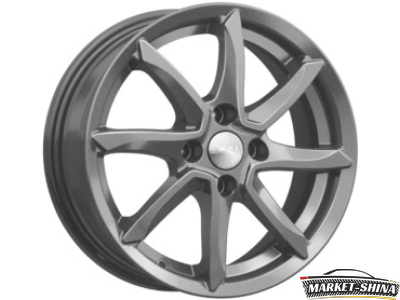 Скад Osaka (КЛ317) 6 x 15 4*100 Et:48 Dia:54.1 Алмаз бархат