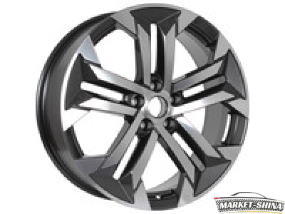 Premium Series КР015 (Jaecoo J7) 7.5 x 19 5*108 Et:47 Dia:60.1 Diamond Gloss Graphite