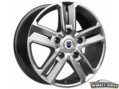 K&K Backfire (КС763) 8 x 18 5*114.3 Et:50 Dia:66.1 Алмаз черный