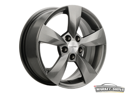 Khomen 1504 6 x 15 5*100 Et:43 Dia:57.1 G-Silver