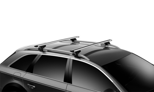 Упоры THULE Evo 710400 для автомобилей с обычными рейлингами (с замками)